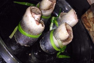 Рулетики из сибаса