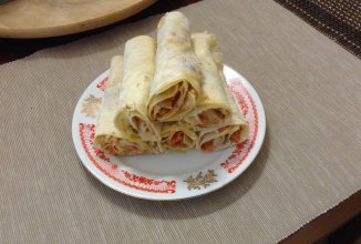 рулетики с тушеной капустой