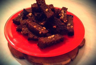 Чесночные сухарики