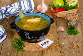 Гречневый суп с курицей