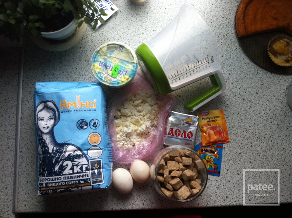 Творожные кексы - Шаг 1