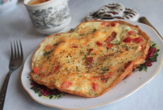 Яичница с беконом