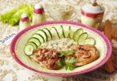 Медальоны из индейки с грибным соусом