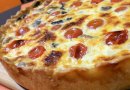 Киш-лорен с курицей и грибами