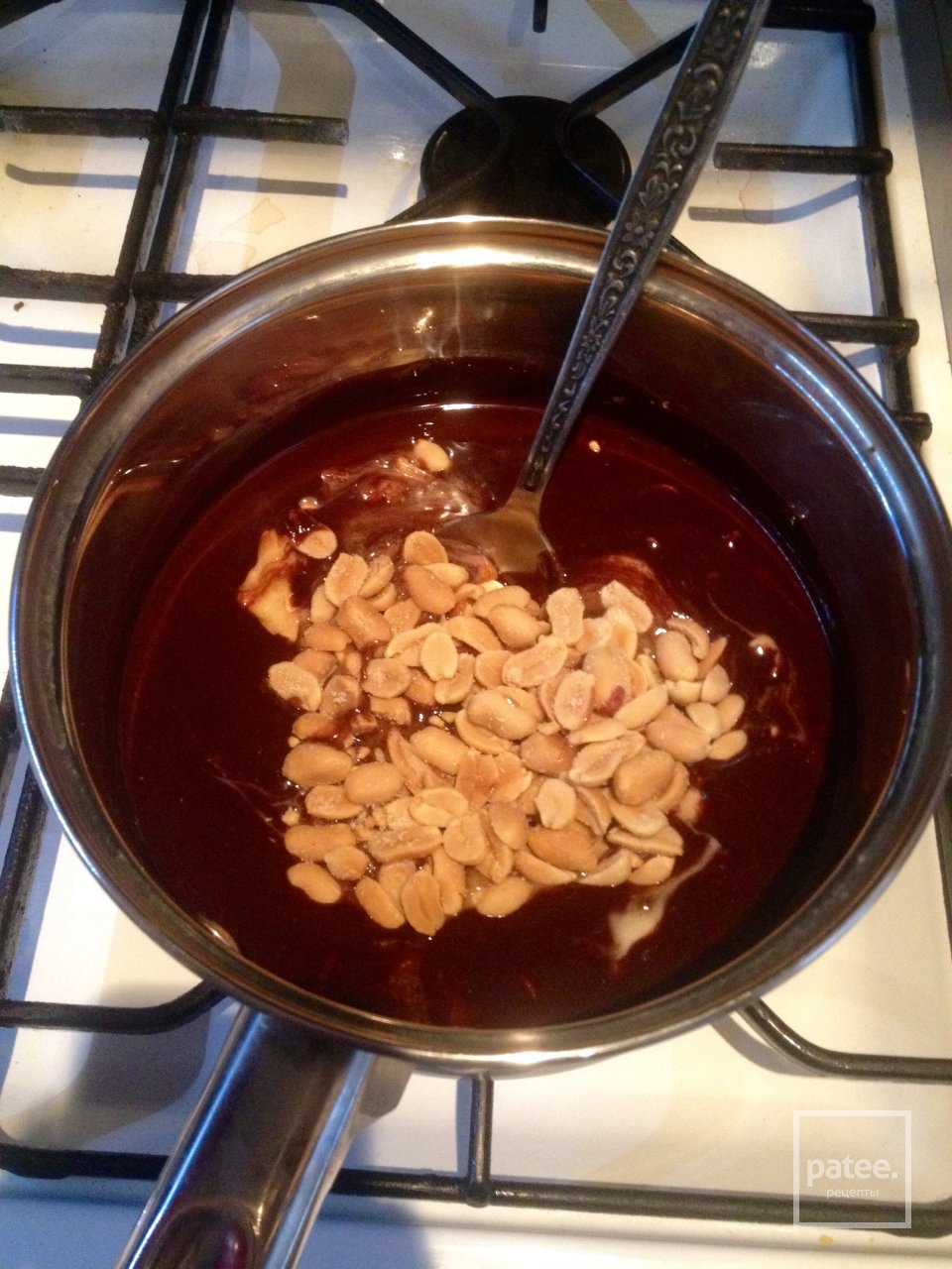 Шоколадный брауни с арахисом - Шаг 4
