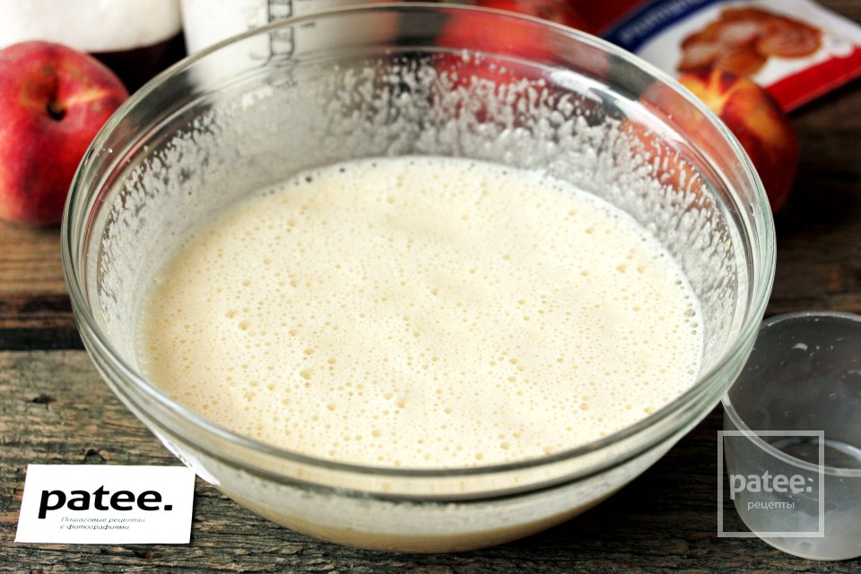 Пирог с персиками и кокосовой шапочкой - Шаг 3