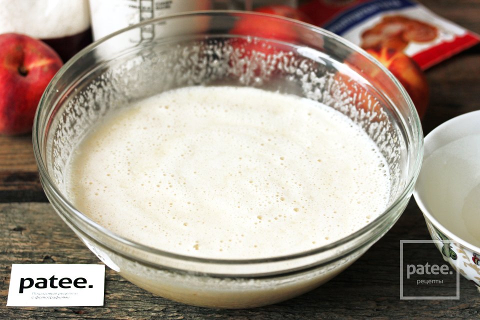 Пирог с персиками и кокосовой шапочкой - Шаг 4