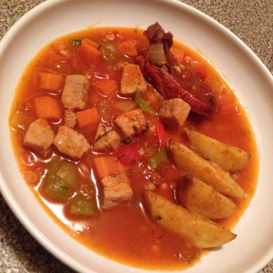 Томатный суп-гуляш - Шаг 2