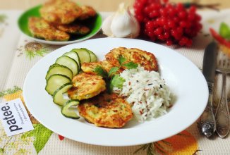 Рубленые котлеты с кабачками