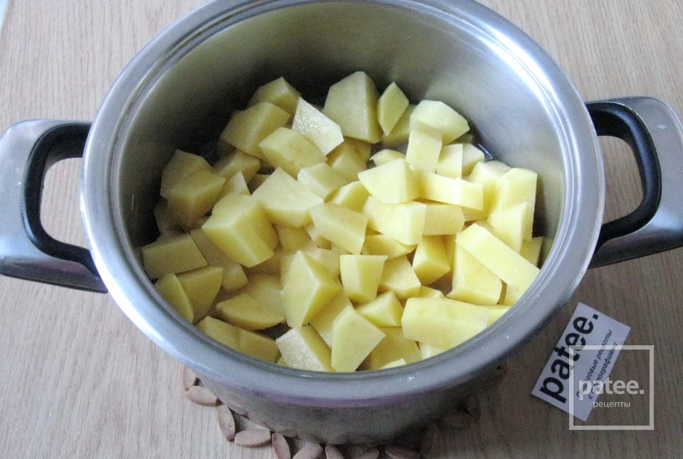 Индейка с картофелем, тыквой и грибами - Шаг 11