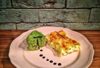 Каннеллони "Сицилийский акцент!" под сметанным соусом.