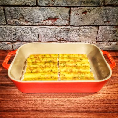 Каннеллони "Сицилийский акцент!" под сметанным соусом. - Шаг 5