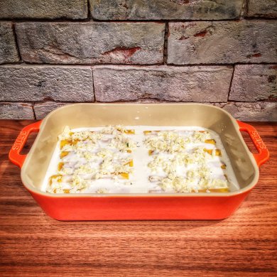 Каннеллони "Сицилийский акцент!" под сметанным соусом. - Шаг 8