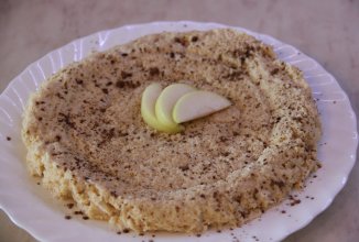 Суфле из творога и яблок