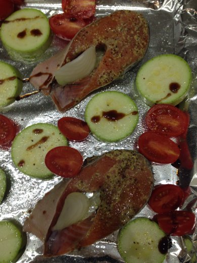 Лосось в горчице на гриле - Шаг 2