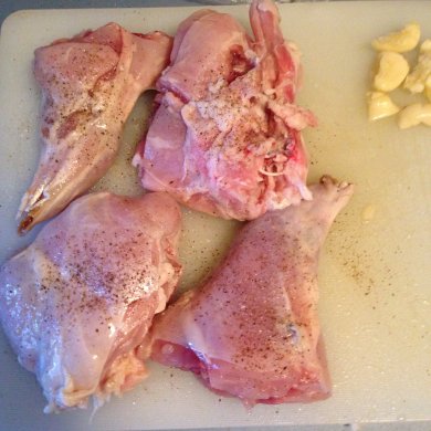 Кролик в сметане - Шаг 2