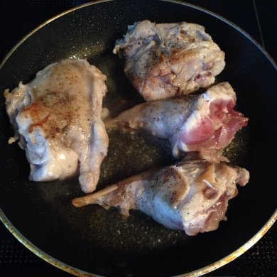 Кролик в сметане - Шаг 3