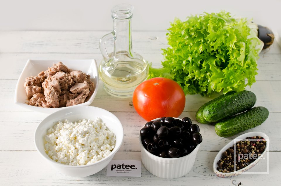 Салат с тунцом - Шаг 1