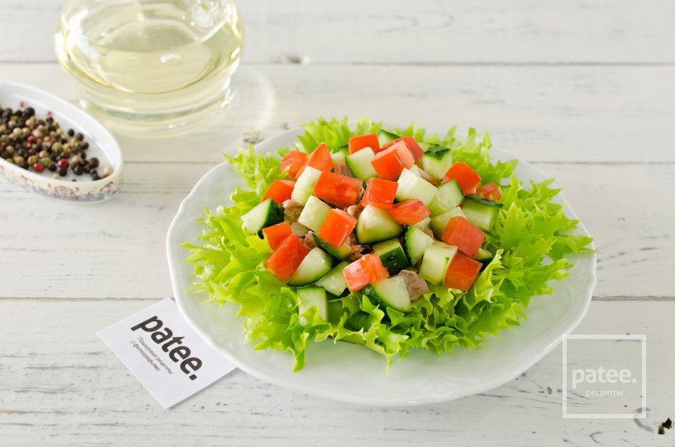 Салат с тунцом - Шаг 9