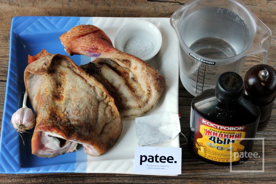 Соломка из свиных ушей к пиву - Шаг 1