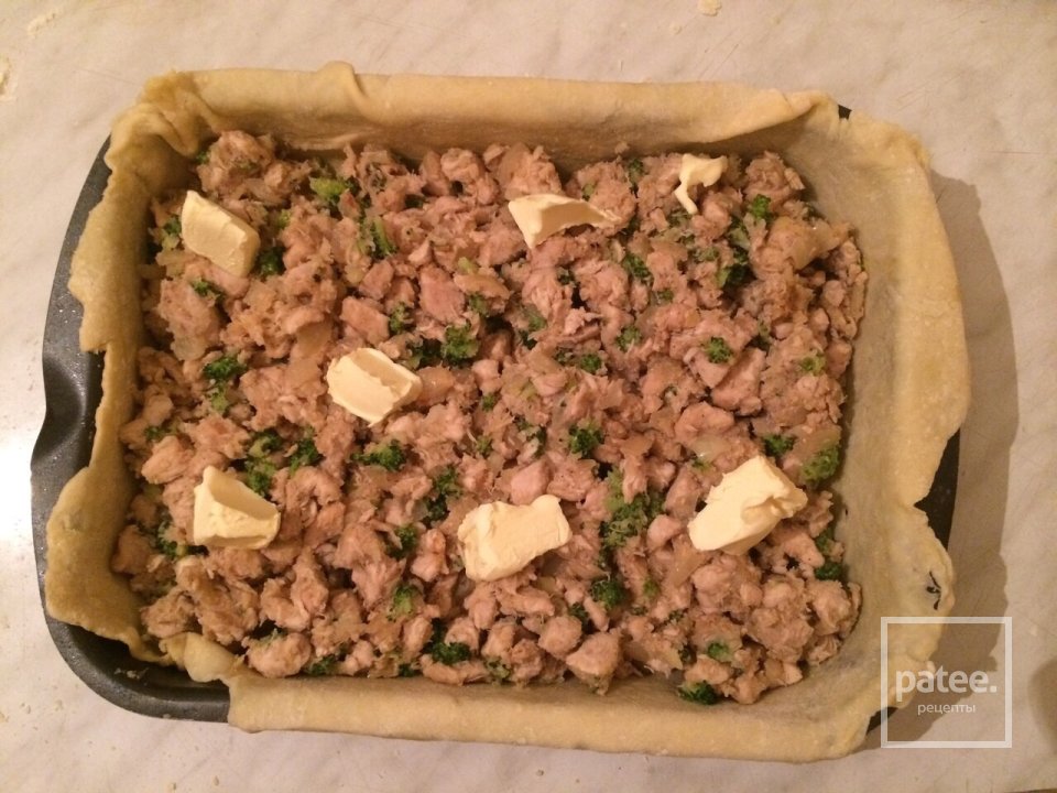 Пирог курочка с брокколи - Шаг 3