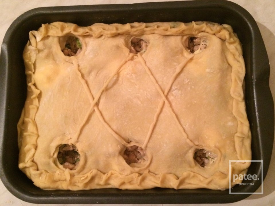 Пирог курочка с брокколи - Шаг 4