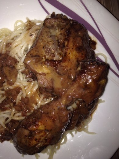 Курица тушеная в красном вине - Шаг 5