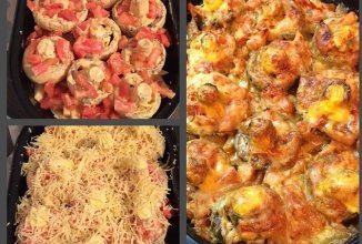 Грибочки в духовке