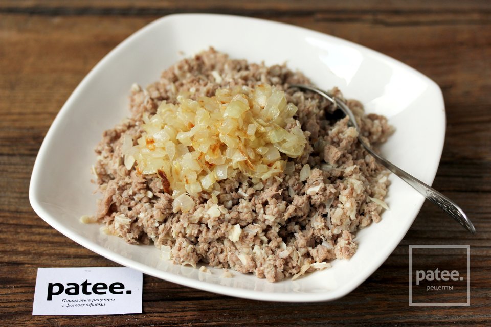 Блинчики с вареной говядиной и рисом - Шаг 9