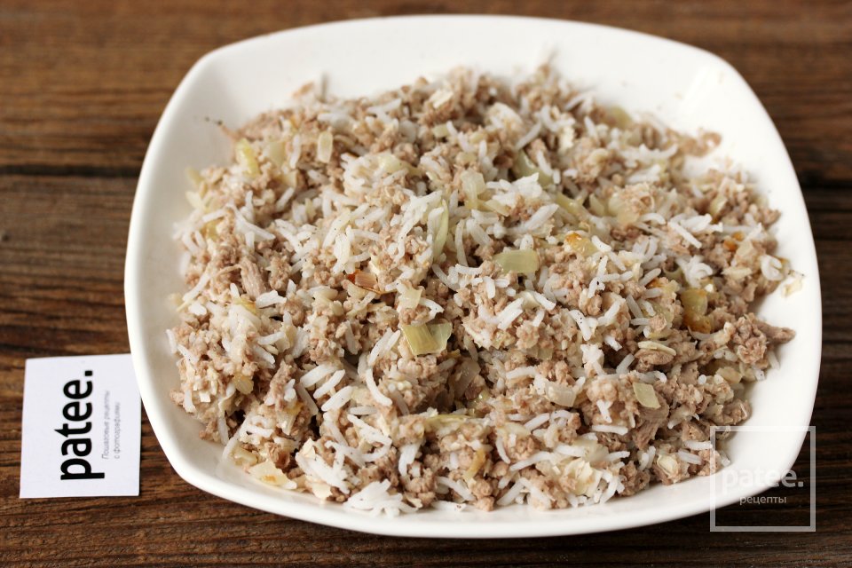 Блинчики с вареной говядиной и рисом - Шаг 11