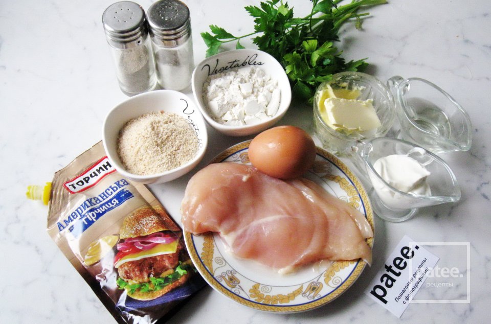 Отбивные из куриной грудки с начинкой - Шаг 1