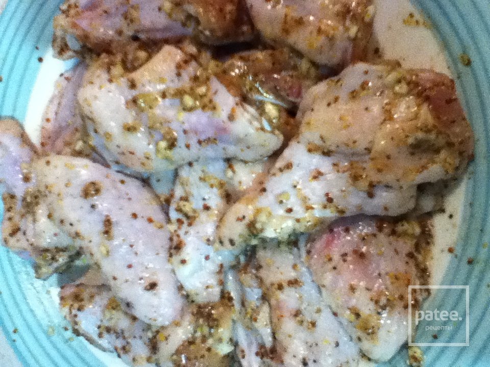 Пикантные крылышки с рисом и яблоком - Шаг 1