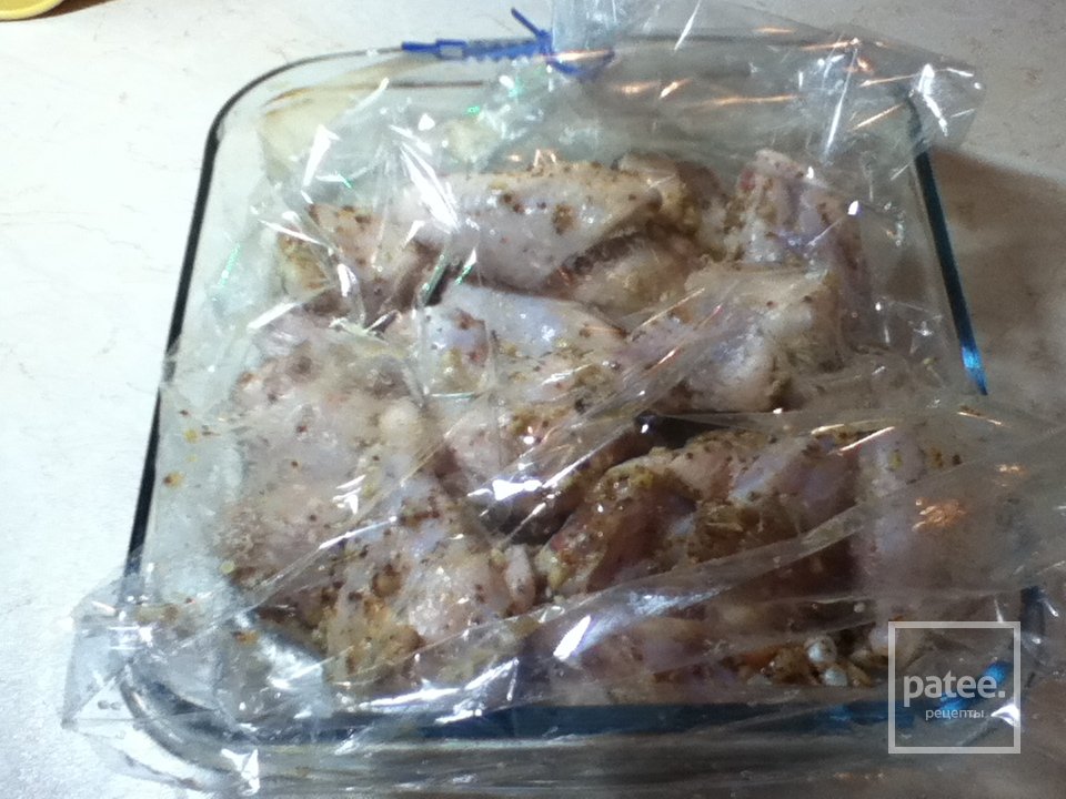 Пикантные крылышки с рисом и яблоком - Шаг 3