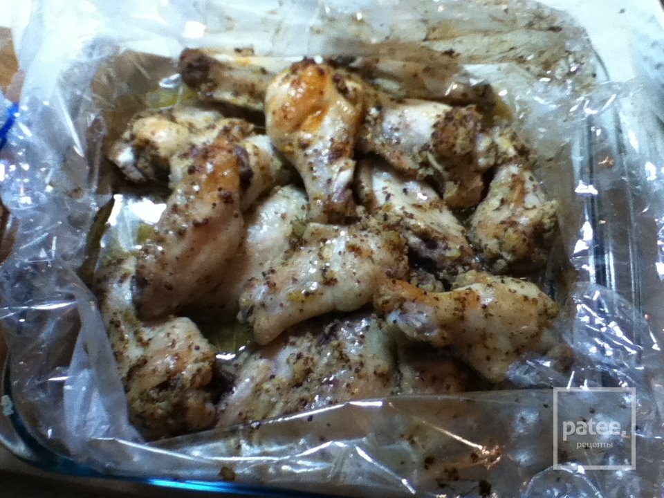 Пикантные крылышки с рисом и яблоком - Шаг 5