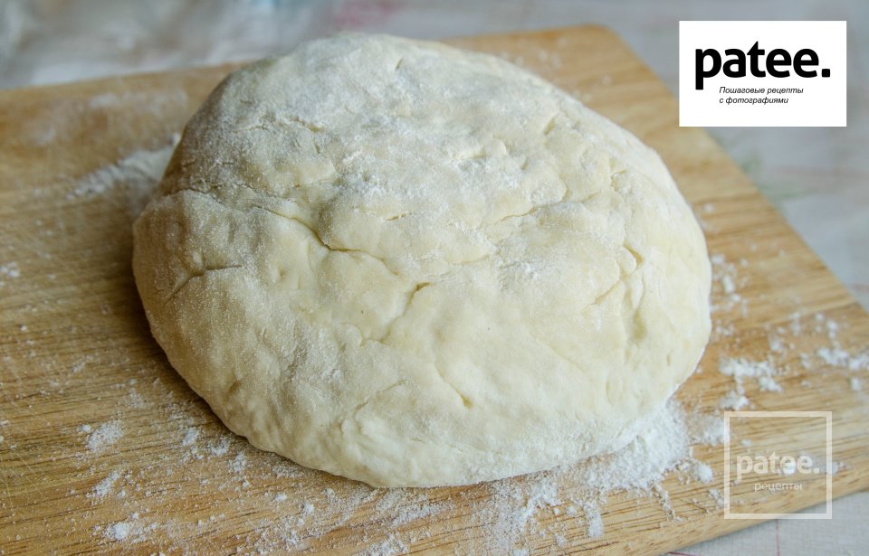 Вегетарианская пицца на тесте без дрожжей и яиц - Шаг 3