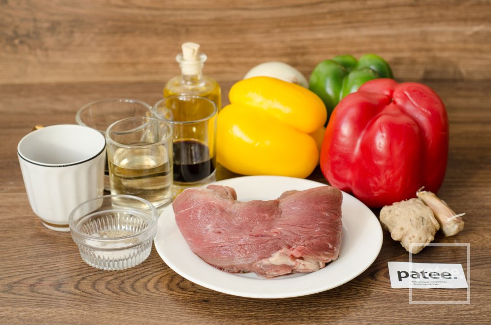 Говядина со сладким перцем - Шаг 1