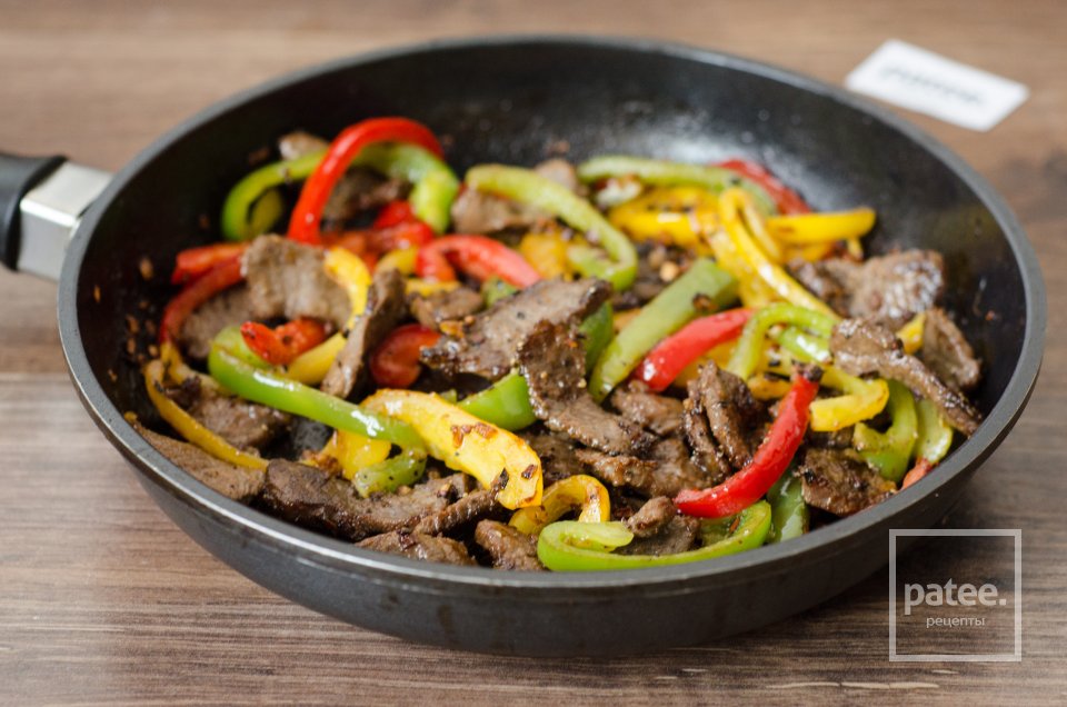 Говядина со сладким перцем - Шаг 15