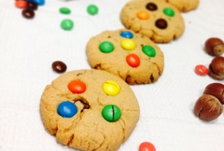 Печенье с m&m's