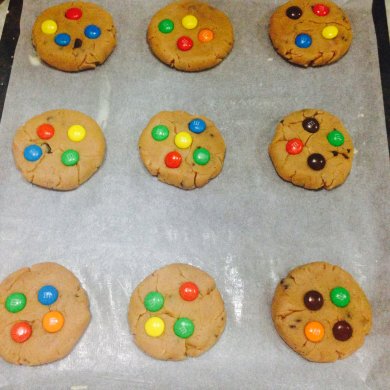Печенье с m&m's - Шаг 6
