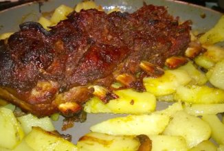 Свиные ребра "по-техасски"