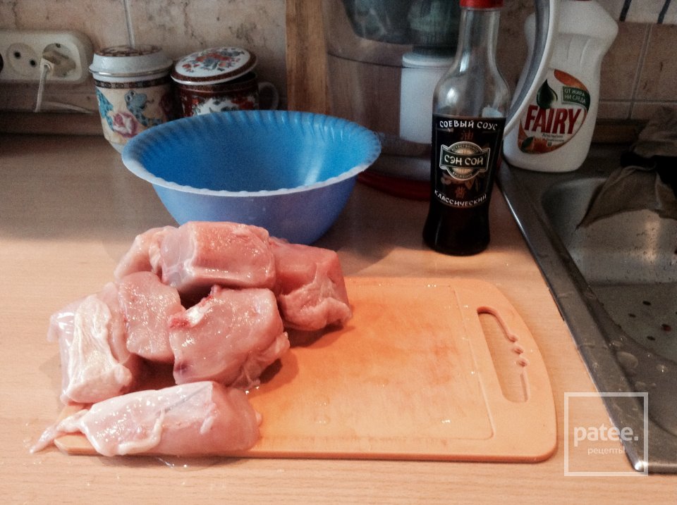 Курица по-китайски в кисло-сладком соусе - Шаг 1