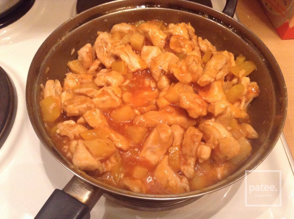 Курица по-китайски в кисло-сладком соусе - Шаг 9