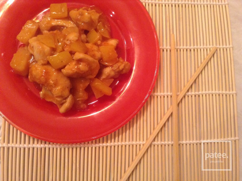 Курица по-китайски в кисло-сладком соусе - Шаг 11