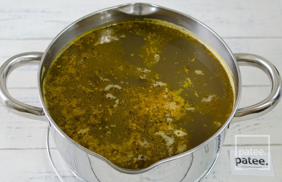 Чечевичный суп с нутом - Шаг 13