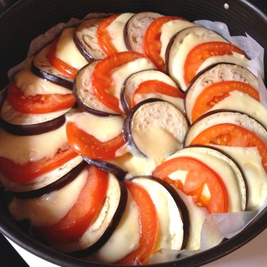 Запеканка из овощей с сулугуни