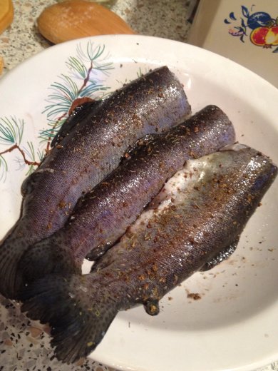 Жаренная форель с золотистой корочкой - Шаг 2