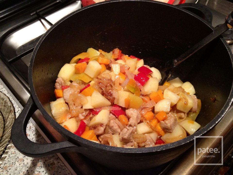 "Рагу" из курицы и овощей с пряными специями карри - Шаг 1