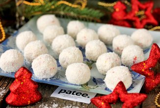 Новогодняя закуска Снежки