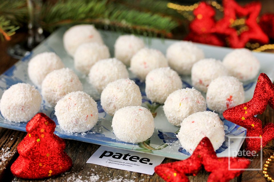 Новогодняя закуска Снежки - Шаг 11