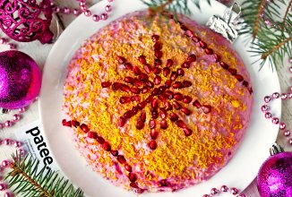 Новогодний салат Шар на ёлку